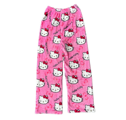 Pantalon de pyjama en peluche Hello Kitty