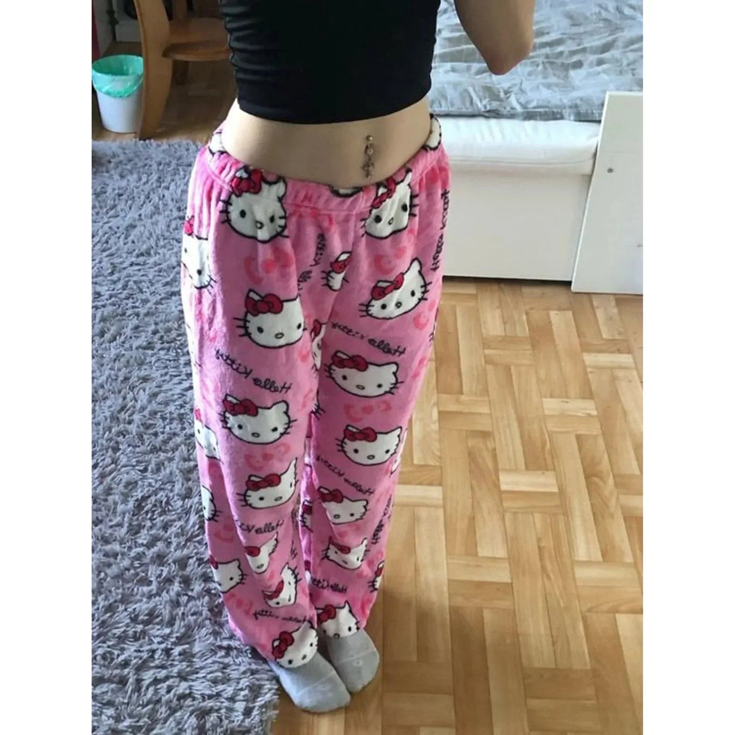 Pantalon de pyjama en peluche Hello Kitty