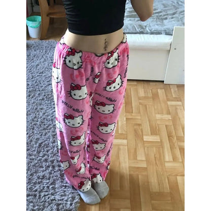 Pantalon de pyjama en peluche Hello Kitty