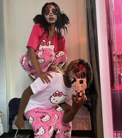 Pantalon de pyjama en peluche Hello Kitty