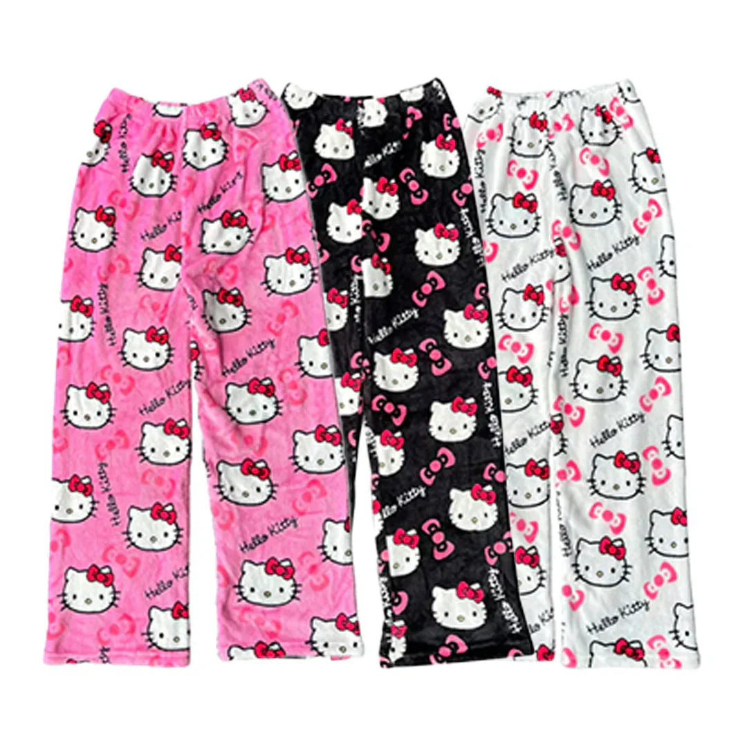 Pantalon de pyjama en peluche Hello Kitty