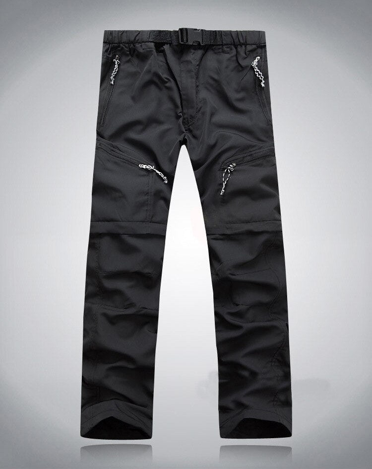 Pantalon de randonnée convertible à jambes zippées