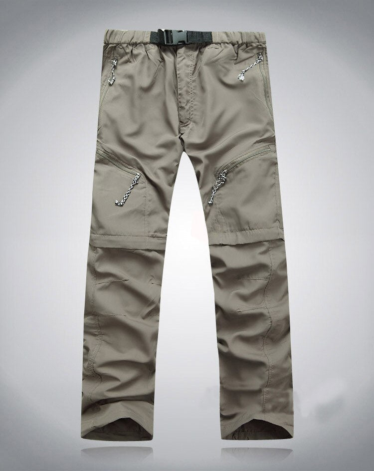 Pantalon de randonnée convertible à jambes zippées