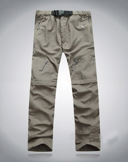 Pantalon de randonnée convertible à jambes zippées