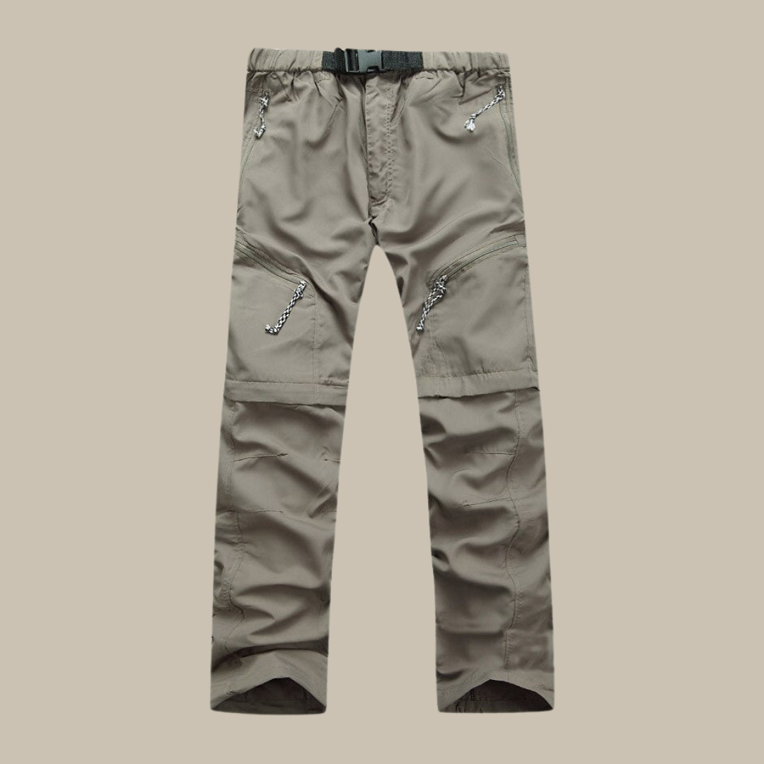 Pantalon de randonnée convertible à jambes zippées