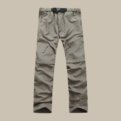 Pantalon de randonnée convertible à jambes zippées