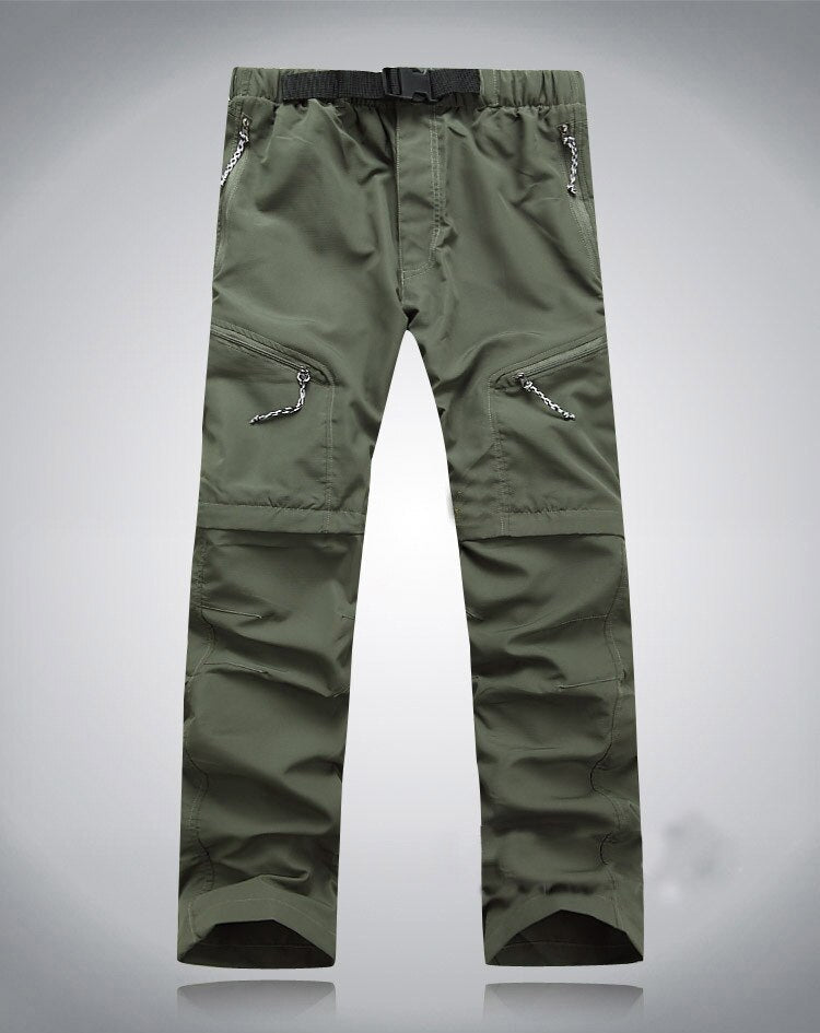 Pantalon de randonnée convertible à jambes zippées