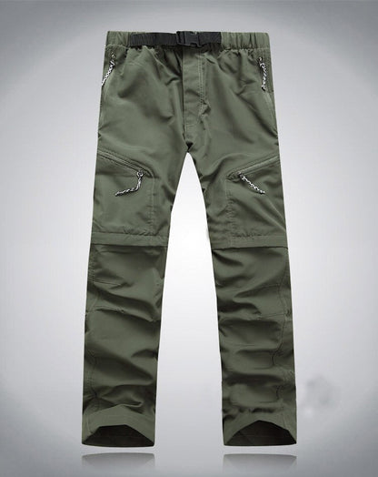 Pantalon de randonnée convertible à jambes zippées