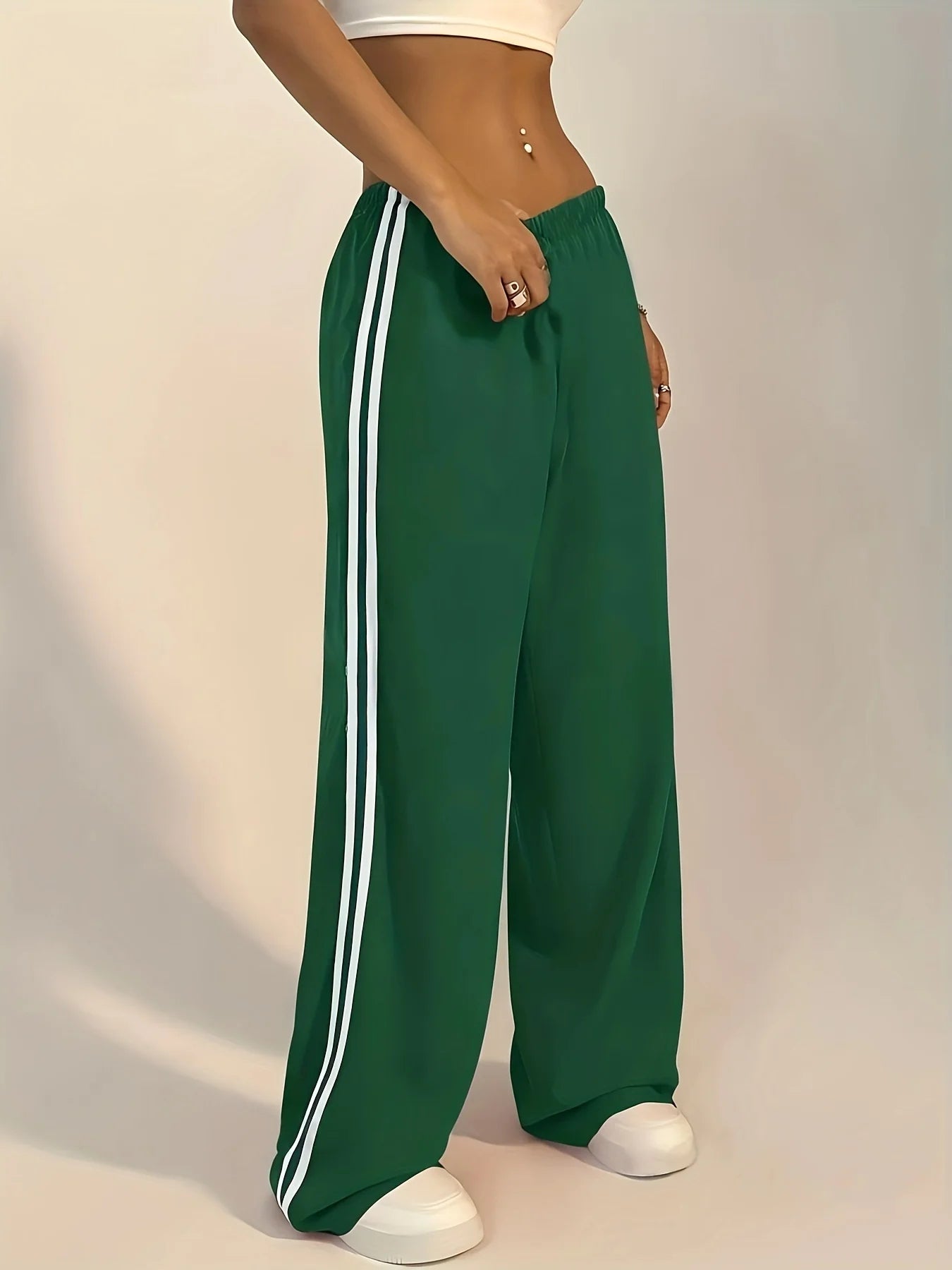Pantalon de survêtement à jambes larges pour femme
