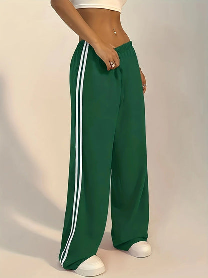 Pantalon de survêtement à jambes larges pour femme