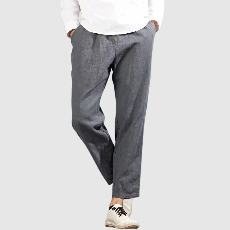 Pantalon décontracté raccourci pour homme