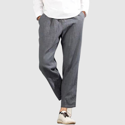 Pantalon décontracté raccourci pour homme