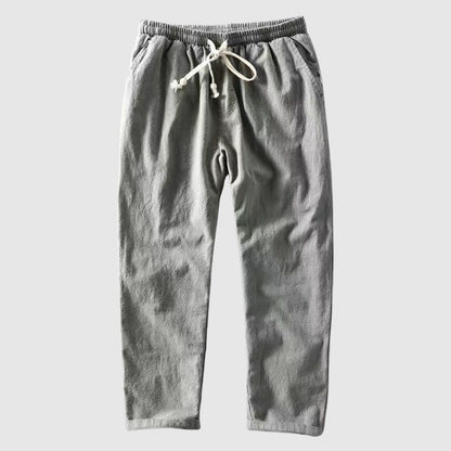Pantalon décontracté raccourci pour homme