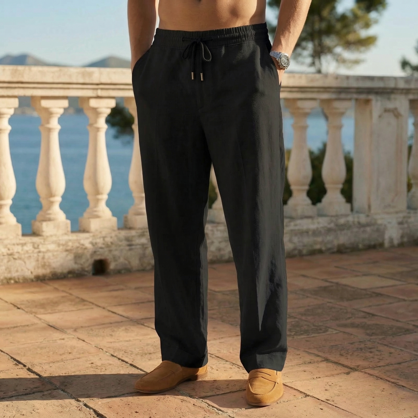 Pantalon en lin
