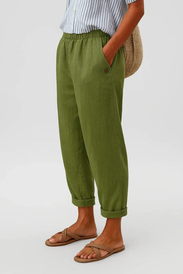 Pantalon femme coupe décontractée