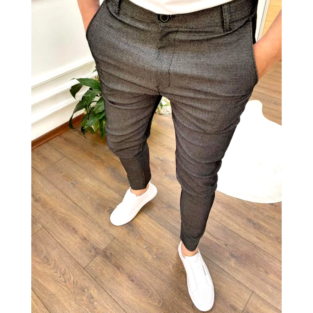 Pantalon habillé coupe slim pour homme