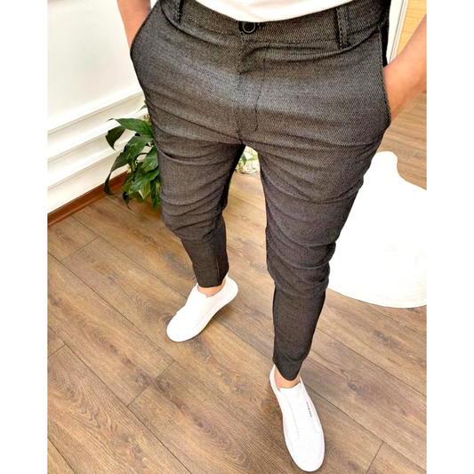 Pantalon habillé coupe slim pour homme