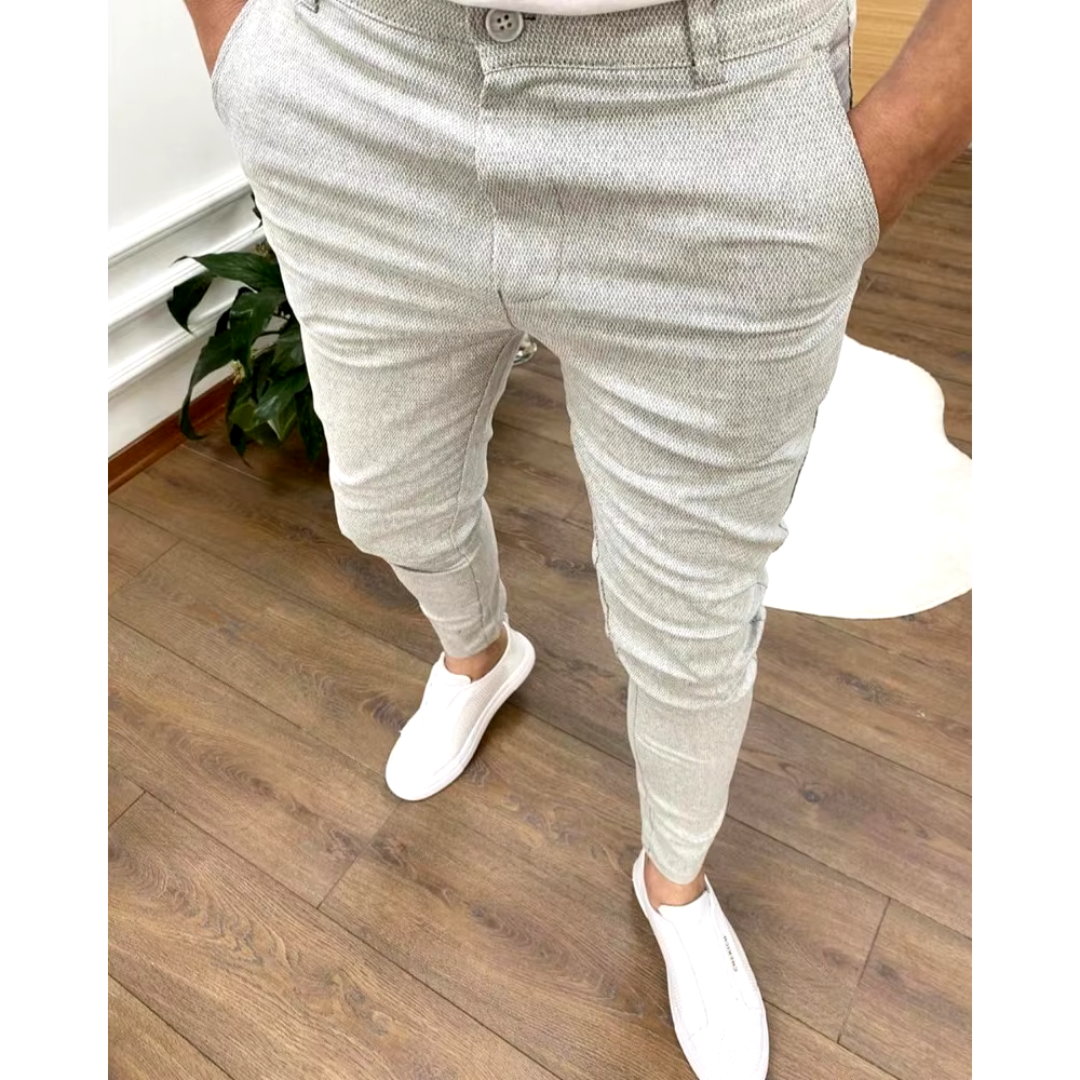 Pantalon habillé coupe slim pour homme