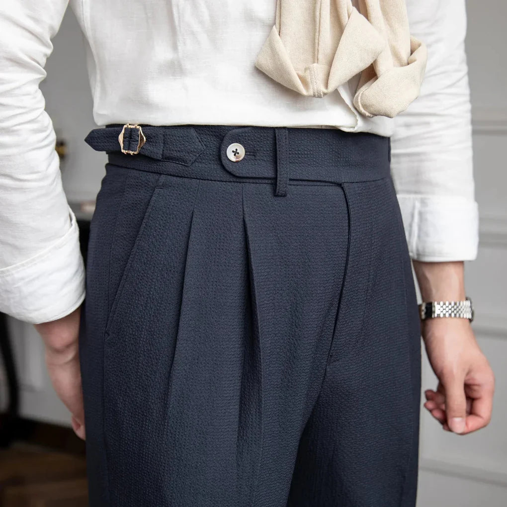 Pantalon habillé moderne pour homme – style épuré, coupe ample
