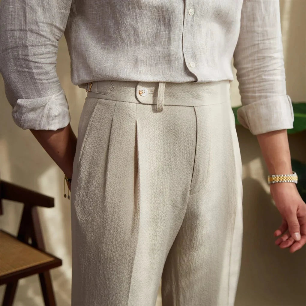 Pantalon habillé moderne pour homme – style épuré, coupe ample