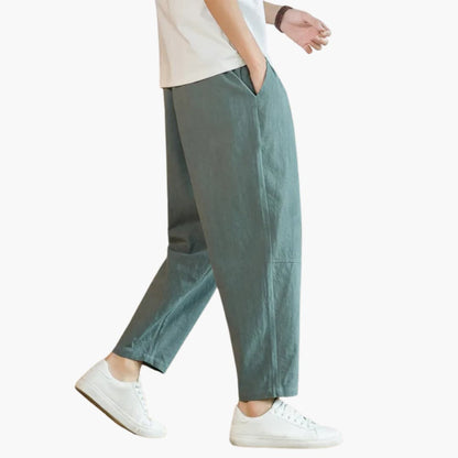 Pantalon homme coupe décontractée longueur 7/8