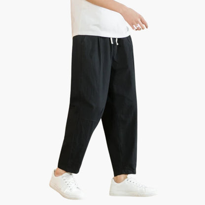 Pantalon homme coupe décontractée longueur 7/8