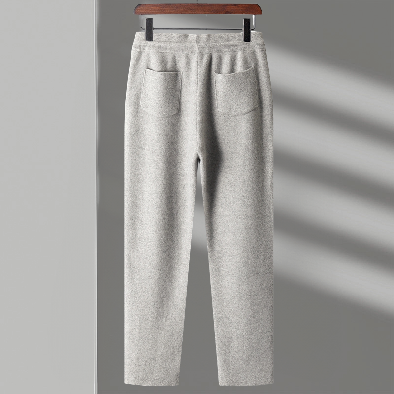 Pantalon homme décontracté à cordon de serrage, coupe ample