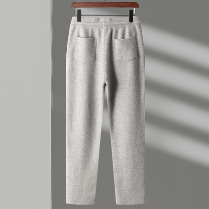 Pantalon homme décontracté à cordon de serrage, coupe ample