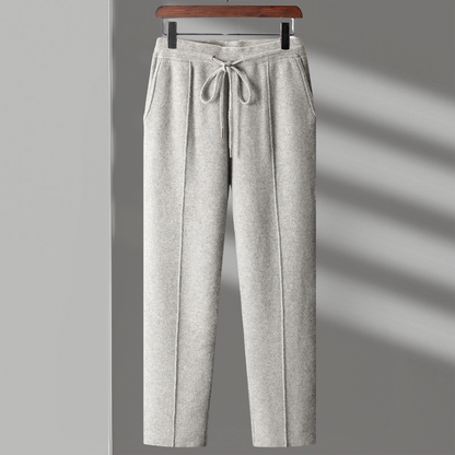 Pantalon homme décontracté à cordon de serrage, coupe ample
