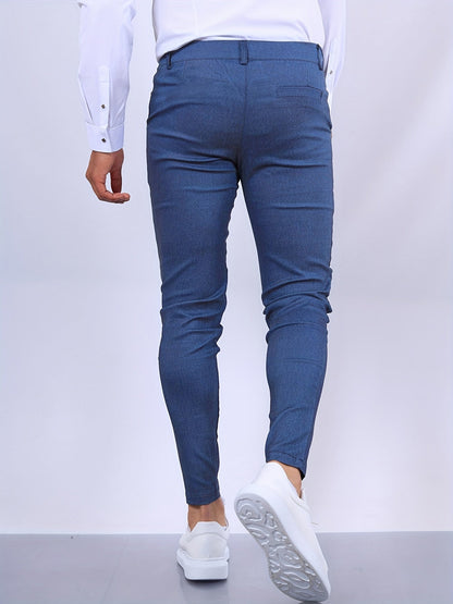Pantalon homme stretch coupe slim, décontracté et habillé