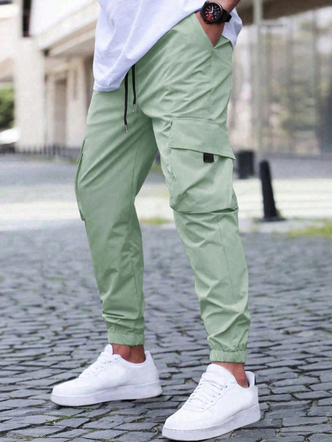 Pantalon jogger cargo pour homme