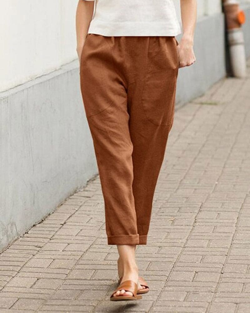 Pantalon léger coupe décontractée - respirant et confortable