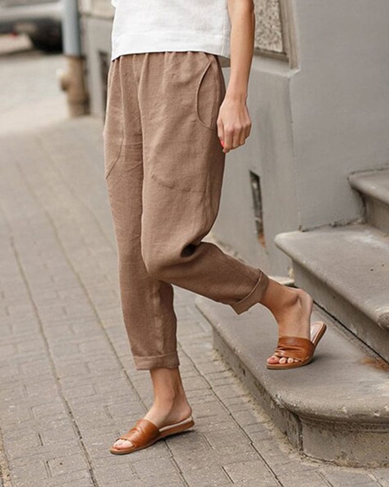 Pantalon léger coupe décontractée - respirant et confortable
