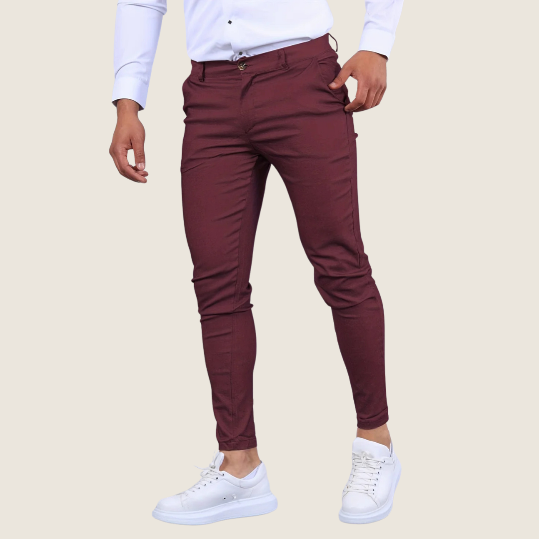 Pantalon slim 7/8 pour homme