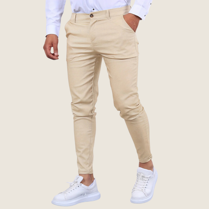 Pantalon slim 7/8 pour homme