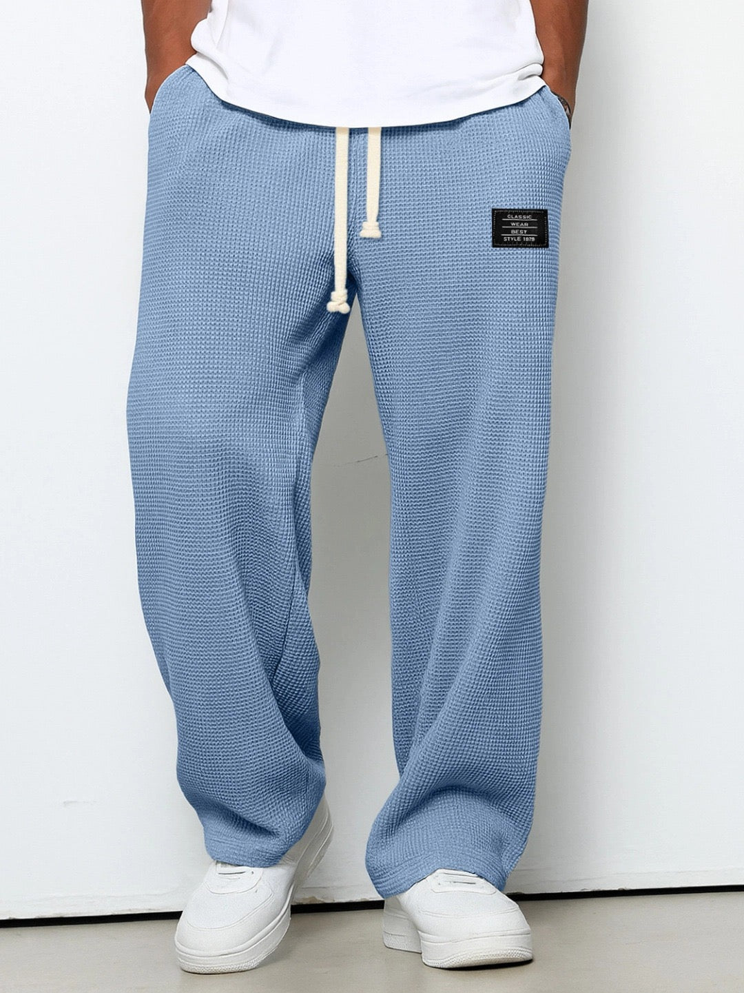 Pantalons à jambes larges pour homme