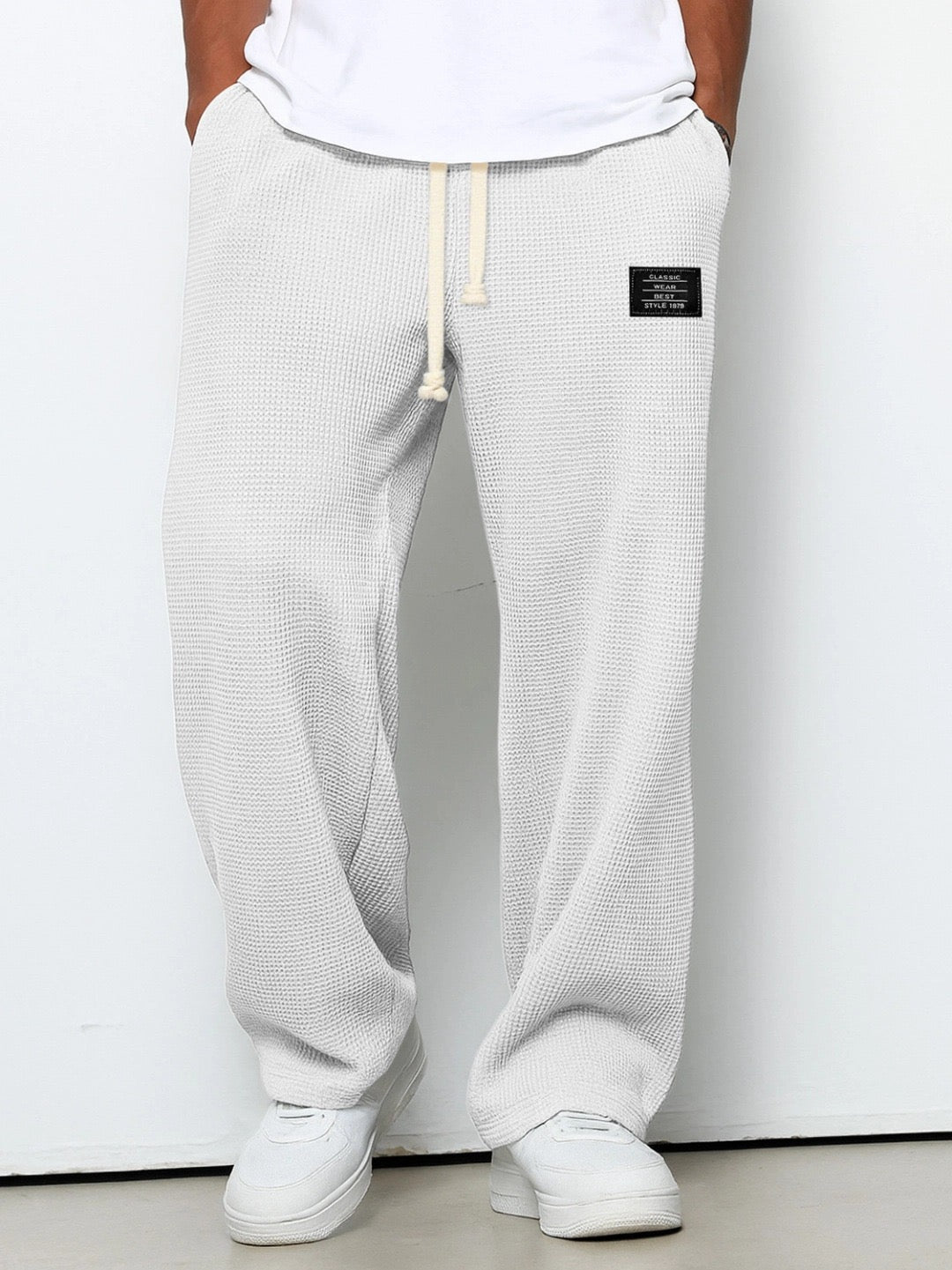 Pantalons à jambes larges pour homme