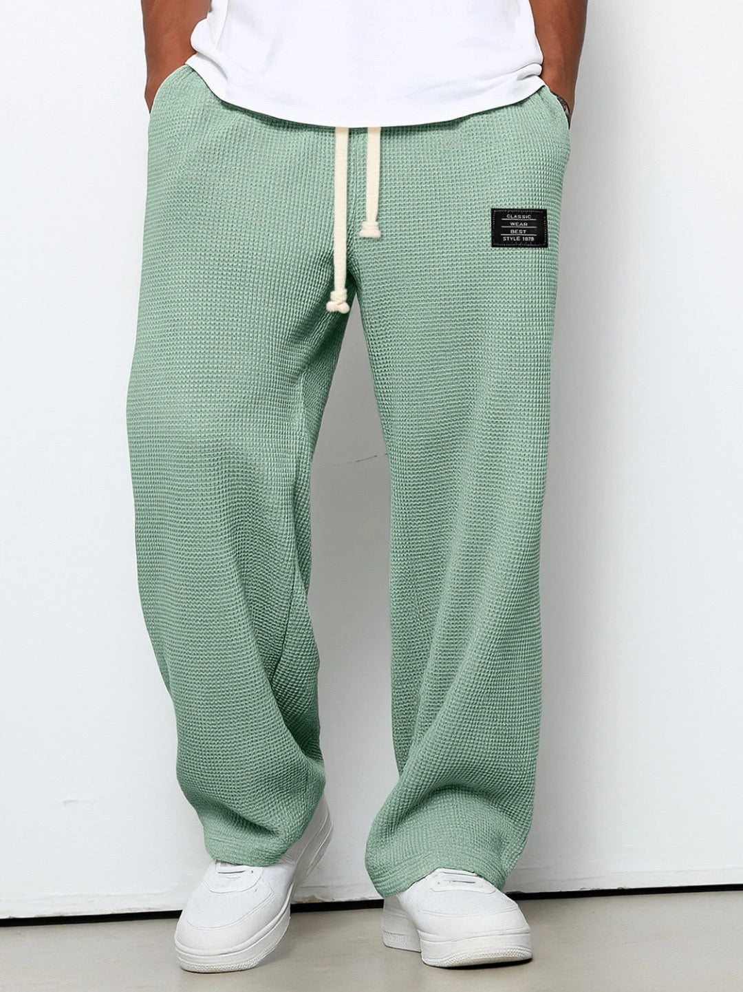Pantalons à jambes larges pour homme