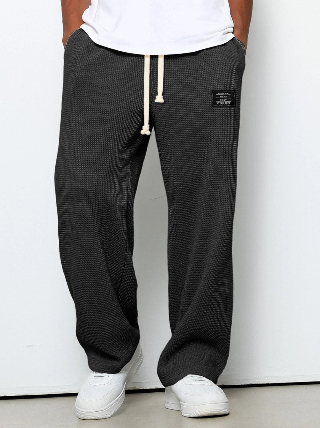Pantalons à jambes larges pour homme