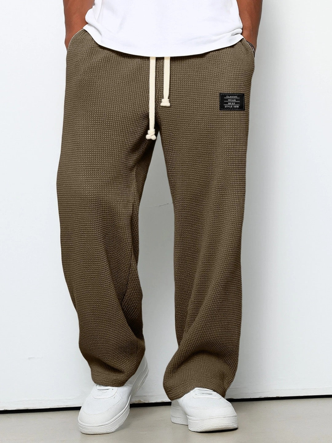 Pantalons à jambes larges pour homme