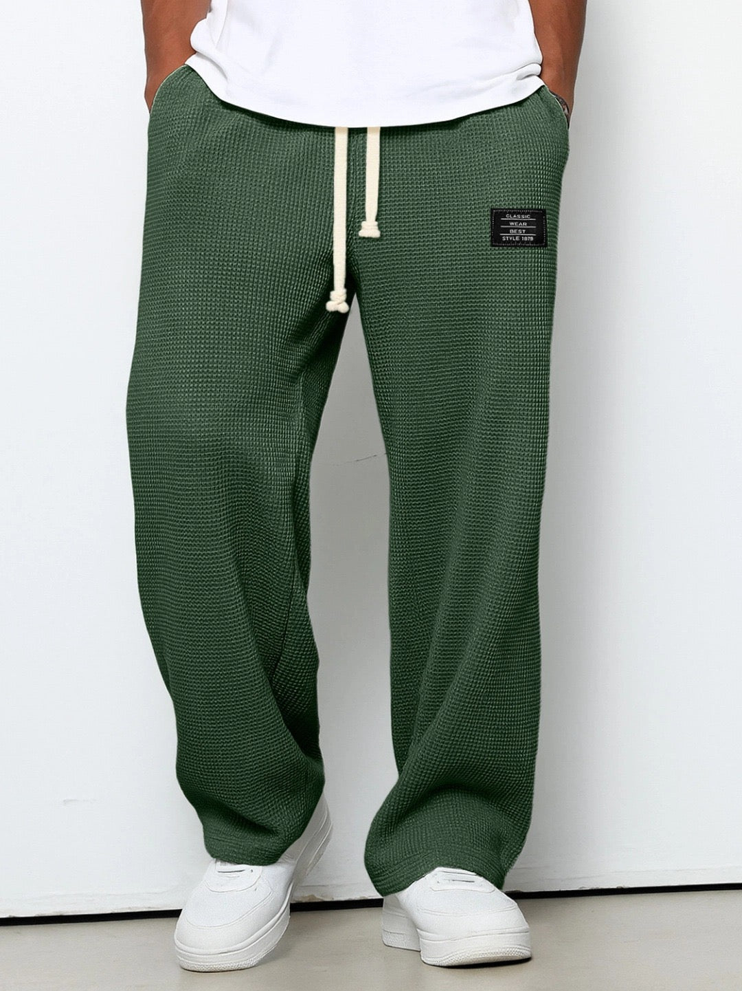 Pantalons à jambes larges pour homme