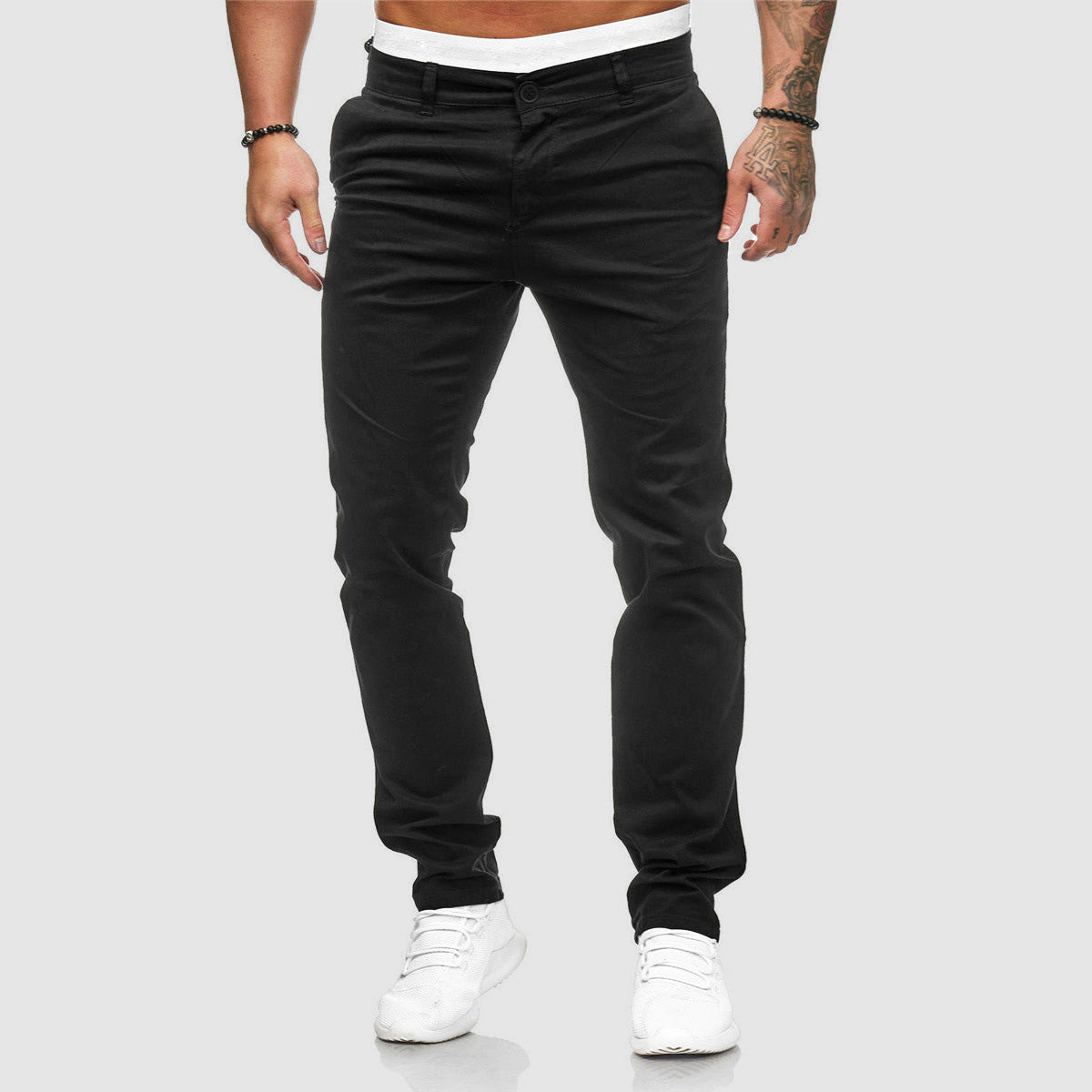 Pantalons chino slim pour homme