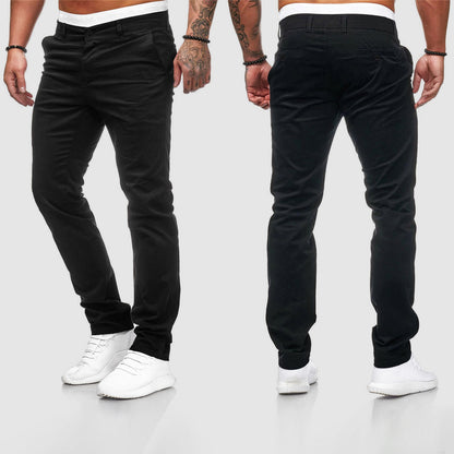 Pantalons chino slim pour homme