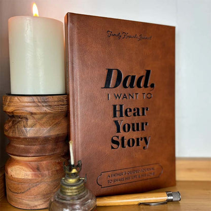 Papa, je veux entendre ton histoire | Livre édition héritage | Plus de 250 questions