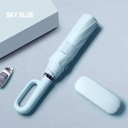 Parapluie automatique | résistant au vent et protection UV | compact pour les déplacements