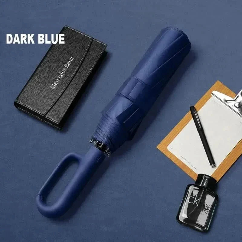 Parapluie automatique | résistant au vent et protection UV | compact pour les déplacements