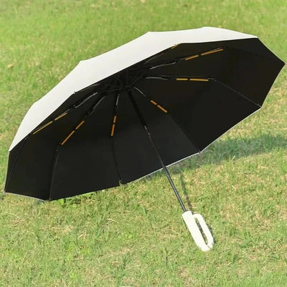 Parapluie automatique | résistant au vent et protection UV | compact pour les déplacements