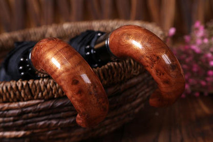 Parapluie automatique style anglais classique, résistant au vent, haut de gamme