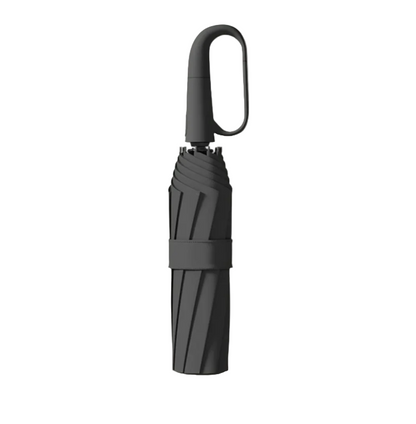 Parapluie compact anti-tempête avec bordure réfléchissante pour la sécurité et le confort