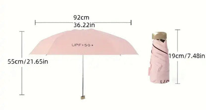 Parapluie de poche de voyage coupe-vent anti-UV